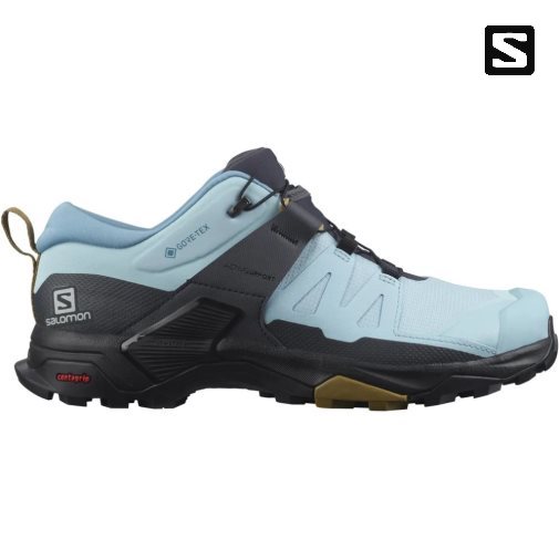 Salomon X Ultra 4 GTX Turisticke Topanky Damske Svetlo Modre Čierne | SK 2YJWDG